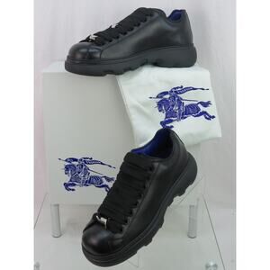 NIB BURBERRY RANGER BLACK LEATHER LACE UP HIKING BOOTS US 11.5 44.5 ITALY $990